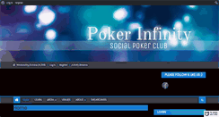 Desktop Screenshot of pokerinfinity.com